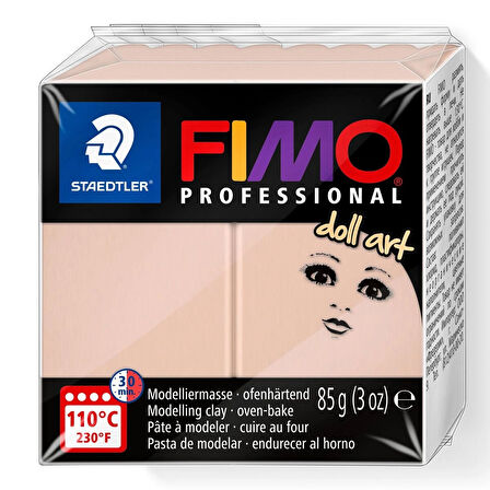 Supertrend Fimo Professional Doll Art Polimer Kil 85 gr. 432 Gül