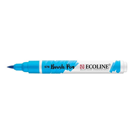 Supertrend Ecoline Brush Pen Fırça Uçlu Kalem 578 Sky Blue Cyan