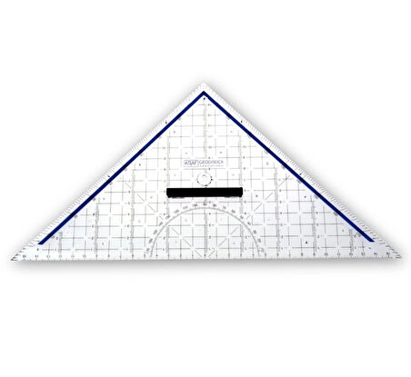 Supertrend Geometrik Açılı Gönye Cetvel Geoder-Aristo 32 cm.