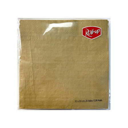 Supertrend Kağıt Peçete Altın 33 x 33cm 20li