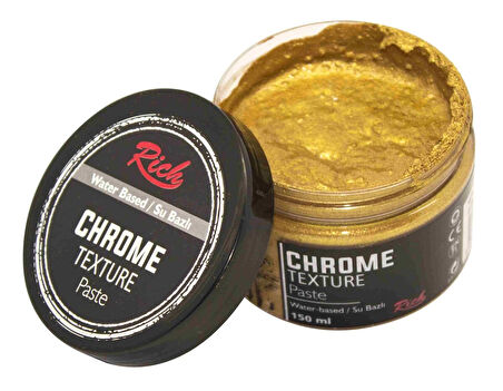 Supertrend Chrome Texture Rölyef Pasta 150 ml. 9206 ANTİK GOLD
