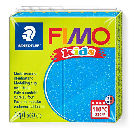 Supertrend Fimo Kids Yumuşak Polimer Kil 312 Yaldızlı Mavi