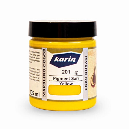 Supertrend Ebru Boyası 105 ml. 201 Pigment Sarı