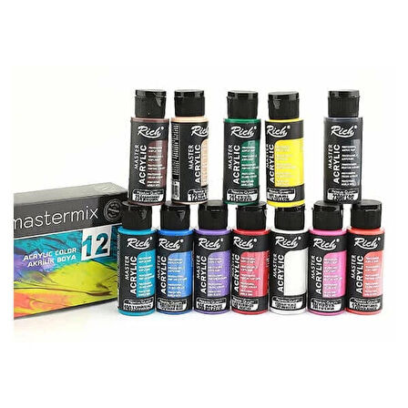 Supertrend Supertrendtermix Akrilik Boya Seti 60 Ml.x 12 Renk (AKR-060-06695)