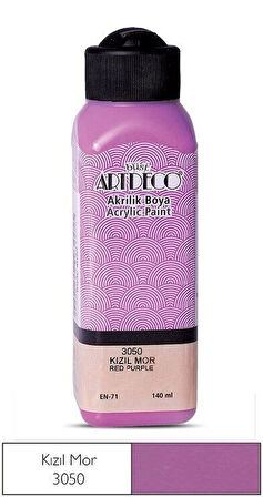 Supertrend Akrilik Boya 140 ml. 3050 KIZIL MOR