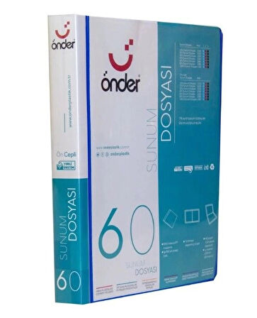 Supertrend Sunum Dosyası Önü Cepli A4 60'Lı ***