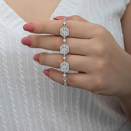 Supertrend Gümüş Baget Kadın Bileklik