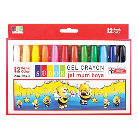 Supertrend Jel Mum Boya Plastik Kutu 12 Renk