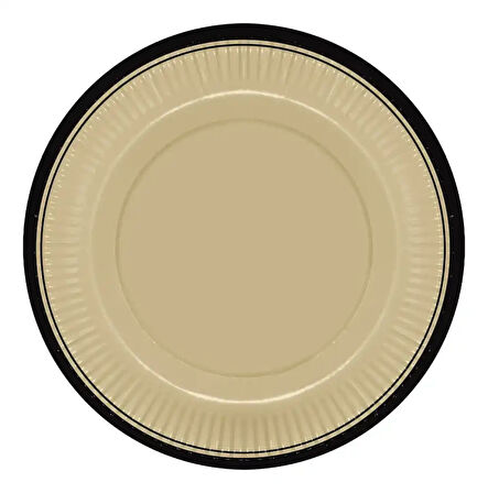 Retro Serisi Acıbadem Karton Tabak 23cm