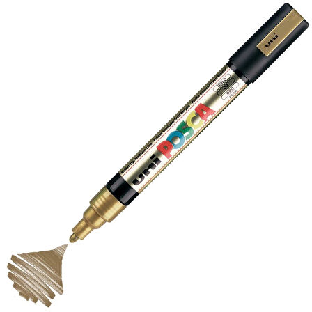 Supertrend Posca PC-5M Boyama Markörü 1.8-2.5 mm. METALİK ALTIN