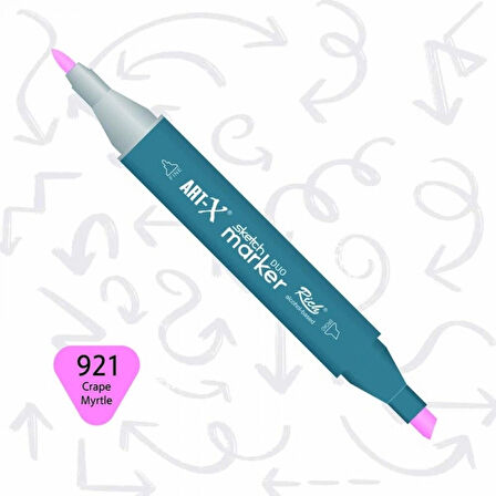 Supertrend Supertrend Sketch Marker Duo Çift Uçlu Marker Kalem 921 Crape Mrytle