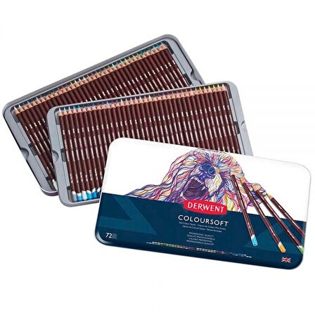 Supertrend Coloursoft Pencils Yumuşak Kuru Boya Kalemi Seti 72'li Teneke Kutu