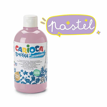 Supertrend Tempera Yıkanabilir Poster Boya 500 ml. PASTEL PEMBE