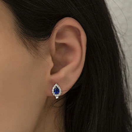 Supertrend Gümüş Damla J Kadın Küpe