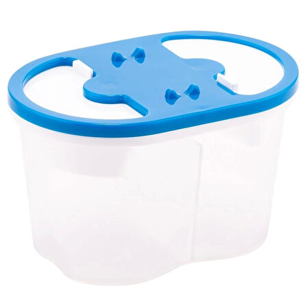 Supertrend Fırça Yıkama Su Kabı 2 Bölmeli Mavi