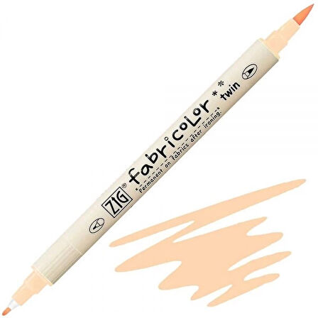 Supertrend Fabricolor Twin Çift Uçlu Kumaş Tekstil Boyama Kalemi FLESH