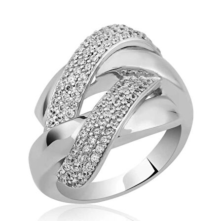 Supertrend Gümüş Örgü Model Fantazi Yüzük