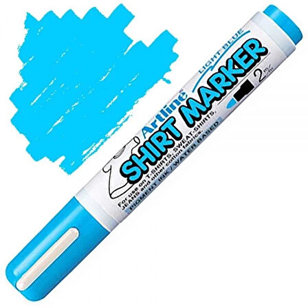 Supertrend Shirt Marker Kumaş Tekstil Tişört Boyama Kalemi AÇIK MAVİ