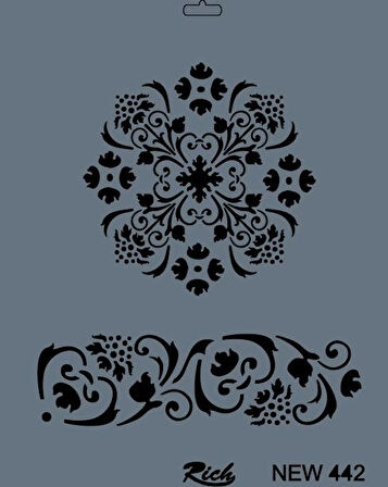 Supertrend Stencil Boyama Şablonu 25x35 cm. NEW-442