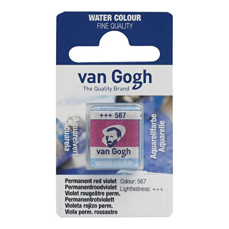 Supertrend Van Gogh 1/2 Tablet Sulu Boya 567 Permanent Red Violet