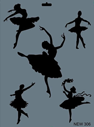 Supertrend Stencil Boyama Şablonu 25x35 cm. NEW-306