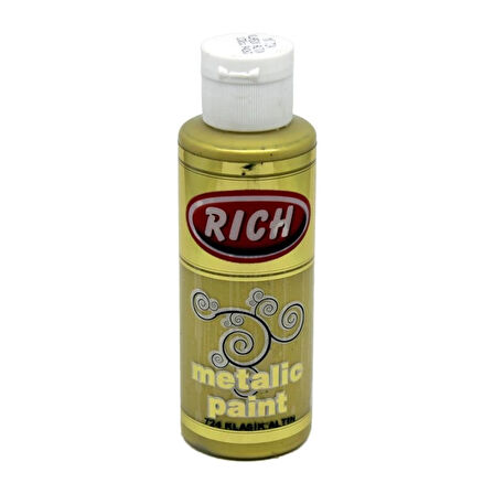 Supertrend Metalik Akrilik Boya 120 cc. 724 KLASİK ALTIN