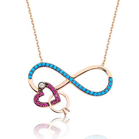 Supertrend Gümüş Sonsuz Aşk Kadın Kolye