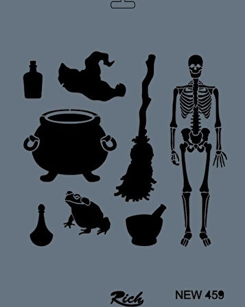 Supertrend Stencil Boyama Şablonu 25x35 cm. NEW-459