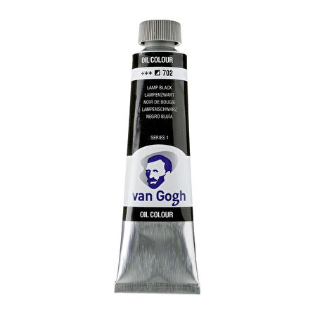 Supertrend Van Gogh Yağlı Boya 40 ml. 702 Lamp Black