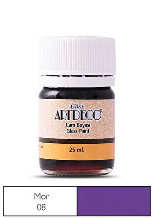 Supertrend Cam Vitray Boyası 25 ml. 08 MOR