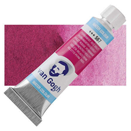 Supertrend Van Gogh 10 ml. Tüp Sulu Boya 567 Permanent Red Violet