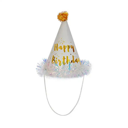 Happy Birthday Varaklı Şapka