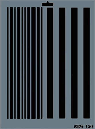 Supertrend Stencil Boyama Şablonu 25x35 cm. NEW-150