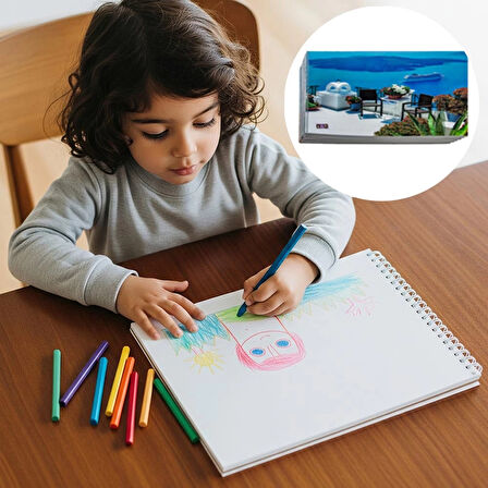 Resim Defteri 3D Kapak 6lı 25x35