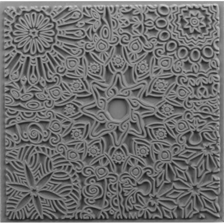 Supertrend Texture Plate Silikon Polimer Kil Desen ve Doku Kalıbı 9x9 cm. MANDALA