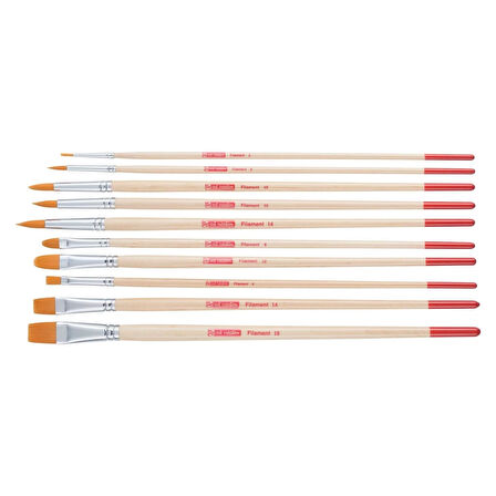 Supertrend Art Creation Yağlı Boya ve Akrilik için 10'lu Karma Fırça Seti