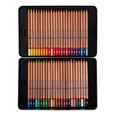 Supertrend Supertrendter Class Kuru Boya Seti 48 Renk Metal Kutu