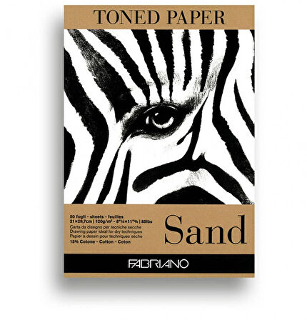 Supertrend Toned Paper Sand Eskiz Çizim Defteri Kum Rengi 120 gr. A4 50 yaprak