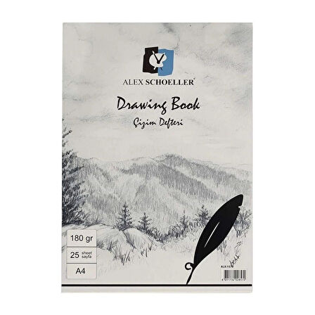 Supertrend Drawing Book Eskiz Çizim Defteri 180 gr. A4 25 yp.