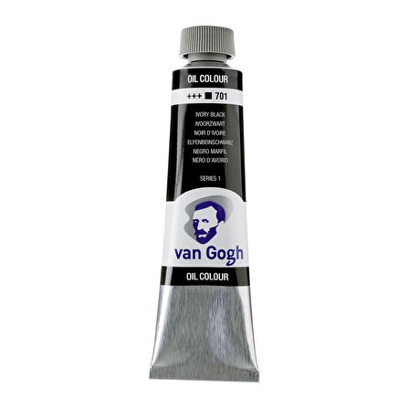 Supertrend Van Gogh Yağlı Boya 40 ml. 701 Ivory Black