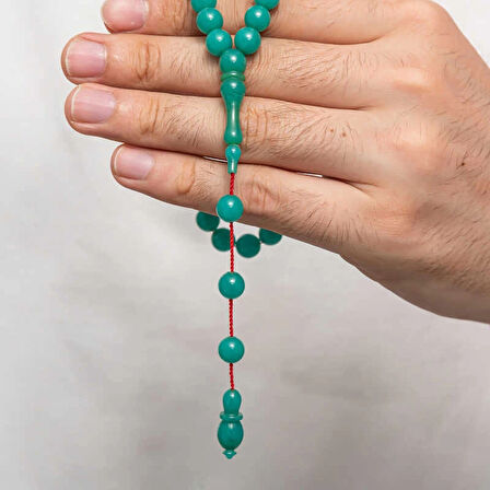 Supertrend Yuvarlak Sıkma Kehribar Tesbih