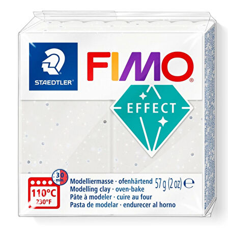 Supertrend Fimo Effect Polimer Kil 3 Stone White Granite
