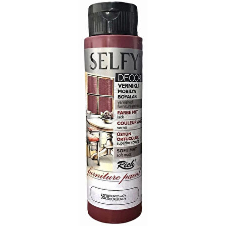 Supertrend Selfy Decor Vernikli Boya 500 cc 5828 BURGUNDY