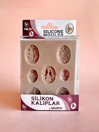 Supertrend Silicone Moulds Silikon Epoksi ve Polimer Kil Kalıbı JEWELERY / PIN SET
