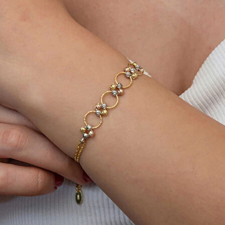 Supertrend Gümüş Renkli Halka Dorika Kadın Bileklik