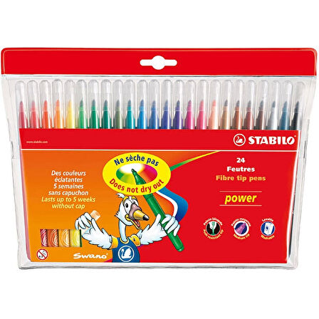 Supertrend Power Keçeli Kalem 24 Renk