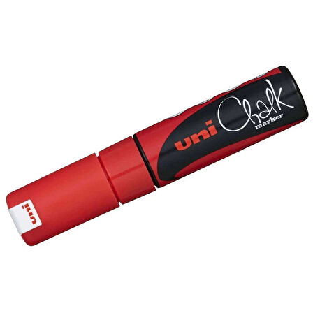 Supertrend Chalk 8 mm Kesik Uç Su Bazlı Sıvı Tebeşir Kalemi Kırmızı