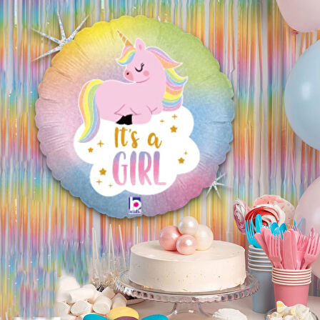 Pastel Unicorn Baby Supertrend Folyo Balon 18"