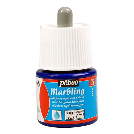 Supertrend Marbling Ebru Boyası 45 ml. 05 Cyan