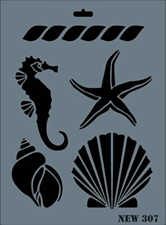 Supertrend Stencil Boyama Şablonu 25x35 cm. NEW-307